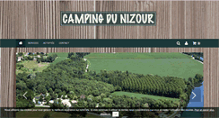 Desktop Screenshot of campingdunizour.com