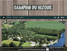 Tablet Screenshot of campingdunizour.com